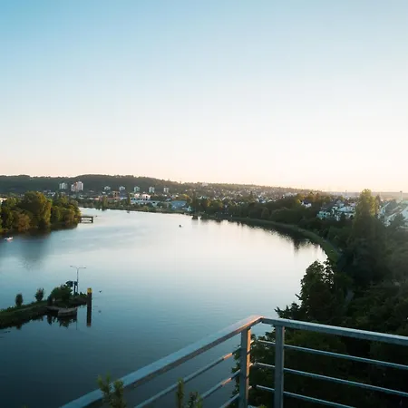 Penthouse Mit Schoenem Moselblick In Metternich Apartmán