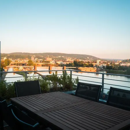 Penthouse Mit Schoenem Moselblick In Metternich Apartman Koblenz