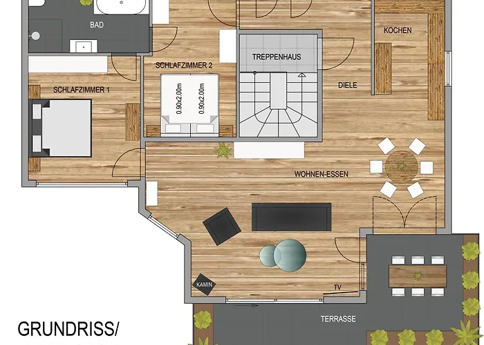 Penthouse Mit Schoenem Moselblick In Metternich Lejlighed