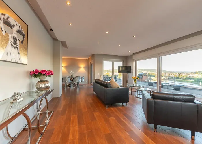 Penthouse Mit Schoenem Moselblick In Metternich Lejlighed Koblenz (Rhineland-Palatinate)
