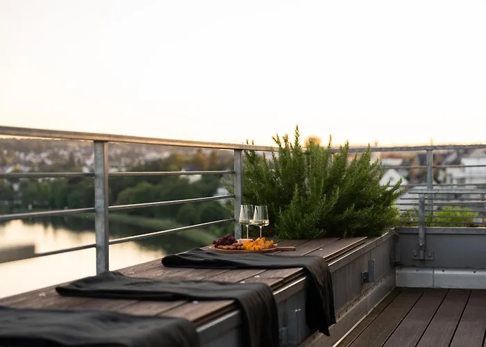 Penthouse Mit Schoenem Moselblick In Metternich Lejlighed Koblenz (Rhineland-Palatinate)